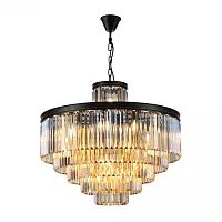 Люстра подвесная Мартин CL332152 Citilux янтарная на 29 ламп, основание коричневое в стиле классический современный Люстра подвесная Мартин CL332152 Citilux янтарная на 29 ламп, основание коричневое в стиле классический современный